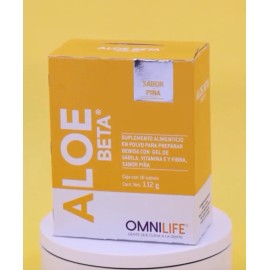 OML Aloe Beta – 16 Sachets Box, Net Wt. 112g – Aloe-Based Nutritional Supplement