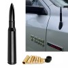 Unbranded Black 50 Cal Bullet Antenna Fits For Car Dodge