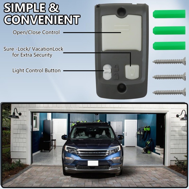 Xspeedonline Wall Mount Garage Opener Console Replacement for Genie Series