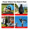 30W Solar Panel Charger, Portable Foldable Solar Panel with 3USB