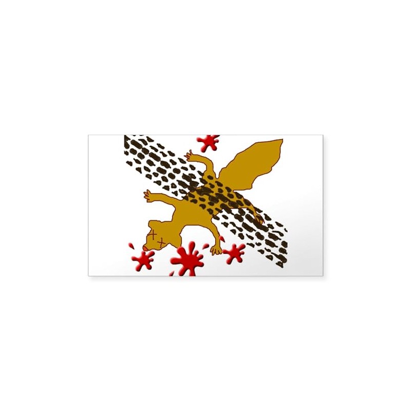 CafePress Earl The Dead Squirrel Rectangle Sticker Rectangle Bumper Sticker