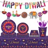 CC HOME Indian Diwali Party Supplies Serves 16, Deepavali Party