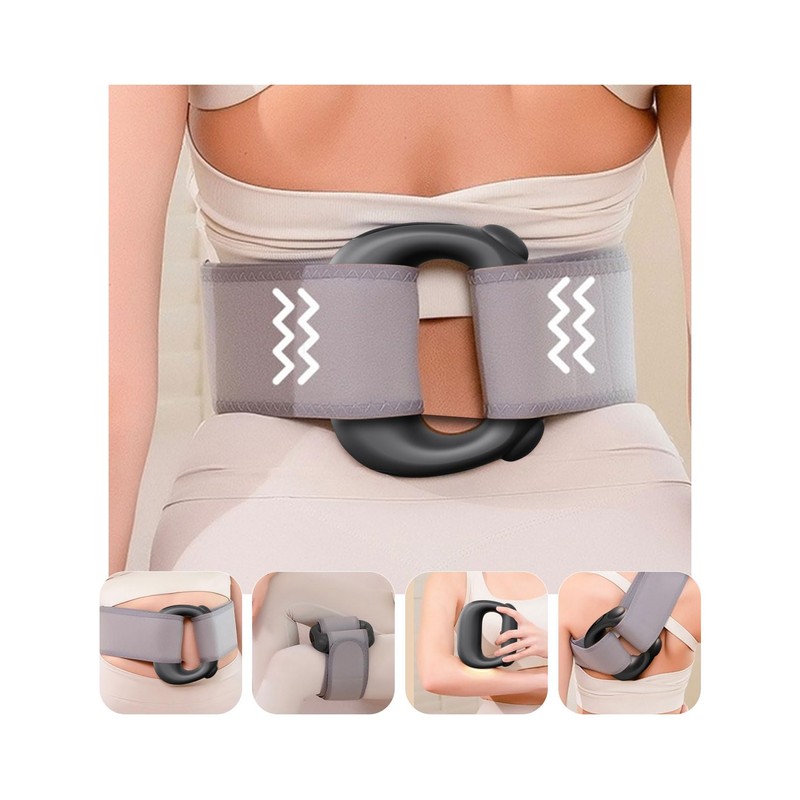 Heatable Fascia Ring Massager with 5 Modes / 5 Intensities,