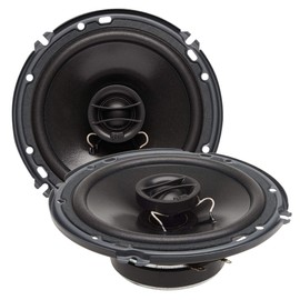Powerbass S-Series Full Range 4 Ω 6.75" Speaker - Set of 2 (S6752),Black