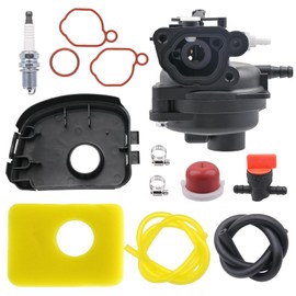 NIMTEK 799583 593261 Carburetor Kits with 799579 Foam Filter 595660 Cover for B&S 300E 450E 500E 550E 125cc 140cc 08P502 8P502 09P602 09P702 Engines Lawnmower