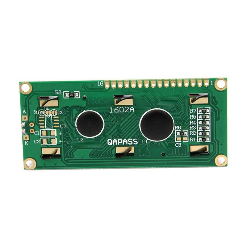 Hailege 2pcs DC3.3V HD44780 1602 16x2 Letters LCD Display Adapter