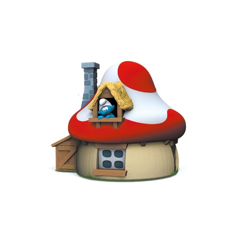 Plastoy - Money Box House Champigno the Smurfs