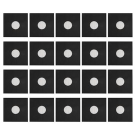 20pcs Record Kraft Paper Jackets 12inches Storage Protective 33 Rpm Record Jackets Matte Black