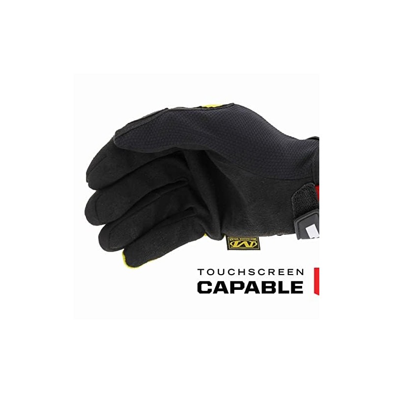 Mechanix Wear - Original Work Gloves (Small, Yellow)