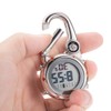 Multifunctional Luminous Clip On Carabiner Watch Mini Quartz Watch Compass