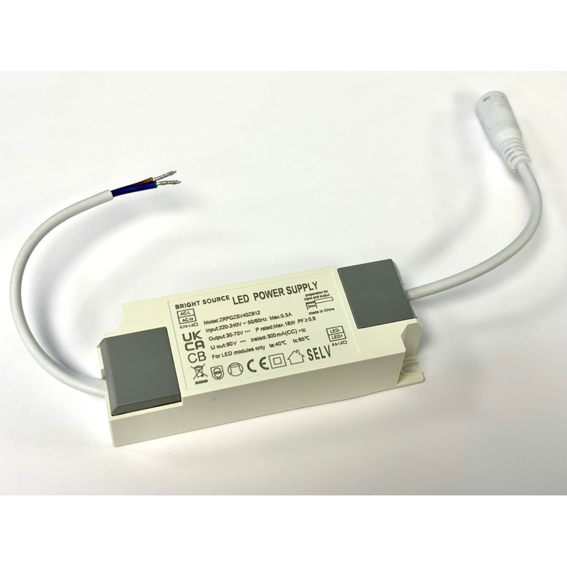 Bright Source LED Round Panel Downlight, 6w Slimline Recessed Ceiling