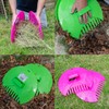 Hand held leaf rakes,leaf grabs,collectors,garden tidy scoops,PACK OF TWO PAIRS