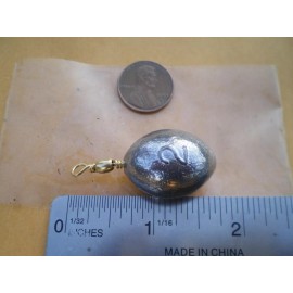 HOME MADE 45 PCS. EGG DROP SINKERS 2, 1-1/2, 1 OZ. 15 EACH SIZE G/QUALITY F/DO-IT MOLD