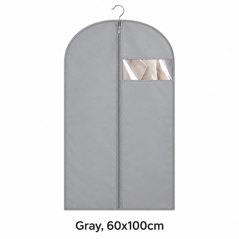 Garment Bags for Hanging Clothes – Zippered Dust Covers for