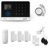 HUXGO® HXA003 Wireless Alarm System Set WiFi + GSM 4G
