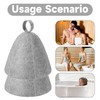 Pack of 2 Sauna Hat, Felt Men's Hat, Sauna Hat,