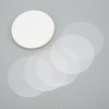 100pcs Badge Wrap Round Clear Badge Protector Film PVC Clear
