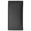 Hand Crafted Genuine Soft Leather Checkbook Cover simple (Premium Black)
