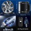 Aydomer 8 Inch Inline Duct Fan Exhaust Ventilation Fan with