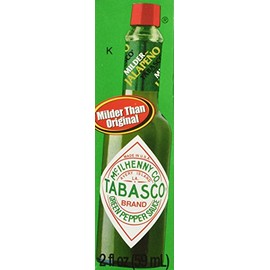 TABASCO brand Green Jalapeno Pepper Sauce; 2 oz bottle