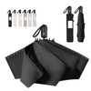 CICIBELLA Parasol, UV Protection, 100% Light Blocking, Folding Umbrella, One-Touch