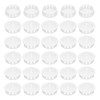 sourcing map 30Pcs 35mm/1.4in Air Vents Circular Soffit Vents, White