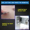 Spring Nail Set with Size Marked,Spring Loaded Center Punch,4pcs Dual