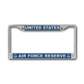 Air Force Reserve License Plate Frame - American Made - Veteran Approved!