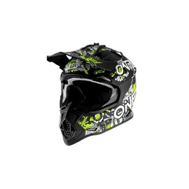 Oneal 2021 Youth 2 Series Helmet - Attack Black/Neon Yellow - Youth Large