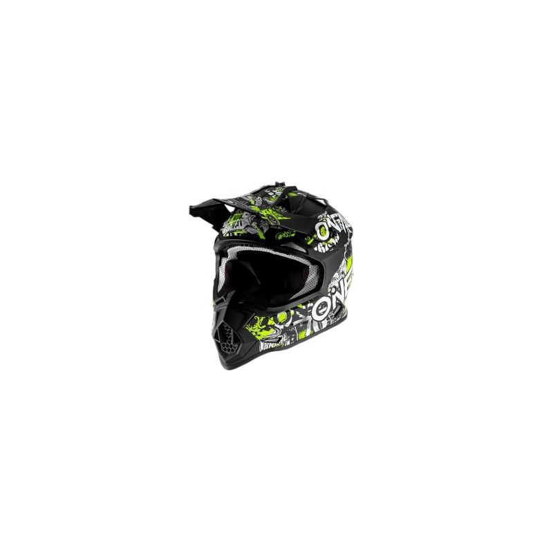 Oneal 2021 Youth 2 Series Helmet - Attack Black/Neon Yellow