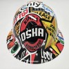 Pyramex full brim hard hat custom hydro dipped IN OSHA