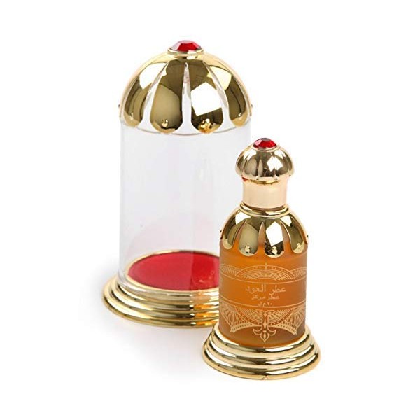 Attar Al Oudh Red Concentrated Perfume Oil (Attar) - 20 ML(0.67 oz) I Floral, Woods, Saffron, Musk, Oudh & Vanilla I by Rasasi