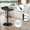 Adjustable Swivel Bar Stools Set of 2, Modern PU Leather