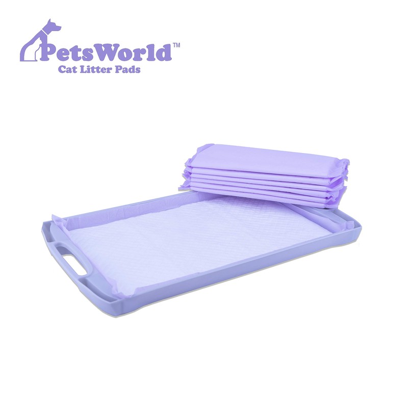 PETSWORLD Fresh Scented Cat Pads Refills for Tidy Cats Breeze