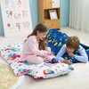 JOIEDOMI Toddler Nap Mat with Pillow & Blanket 55''*30'' for