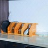 WooFawn Expandable Bamboo Corner Shelf for Cabinet - 2-5 Tiers