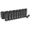 Titan 42319 19-Piece 1/2" Drive SAE Deep Impact Socket Set
