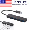 USB 3.0 Hub 4-Port Adapter Charger Data SLIM Super Speed