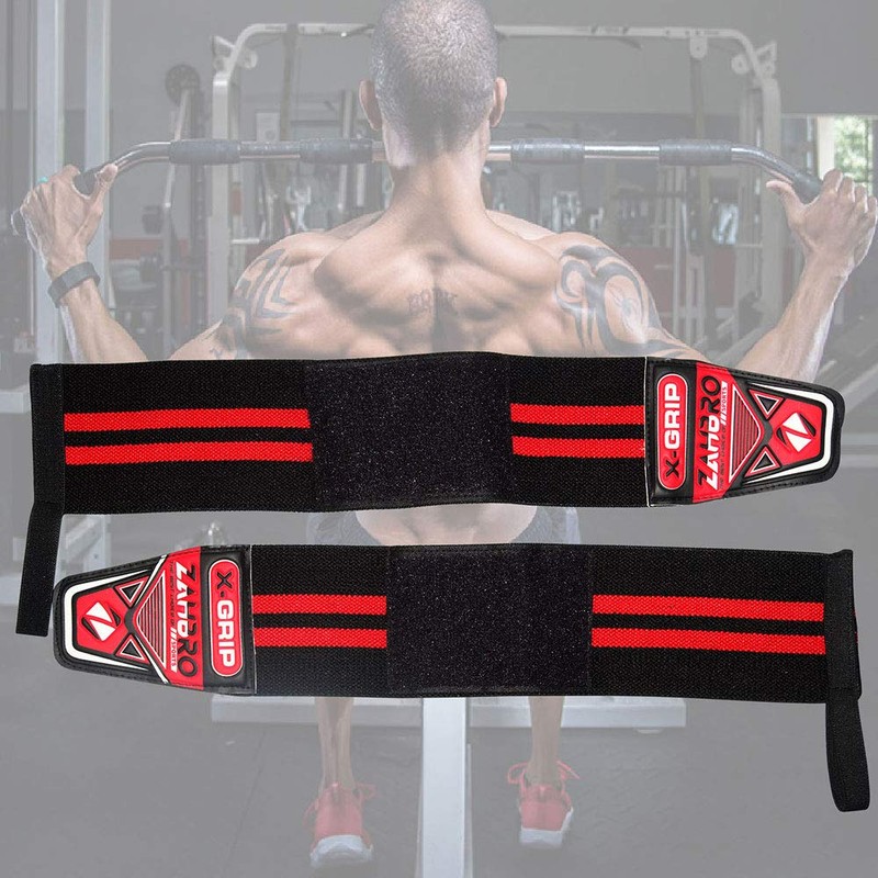 ZAHBRO Wrist Wraps Weightlifting Gym Weight lifting Straps Support Hand