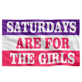 Girls Flag 3 x 5 Feet Outdoor Indoor Dorm Room Flag Banner Fraternity Party Dorm College Flag for Garden Balcony Themed Party Decoration