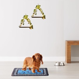 Washable Dog Pee Pads, Reusable Puppy Pads Waterproof Whelping Pads for Potty Training, Washable Training Pet Pads 48"x36" 2 Pack, Gray and Blue