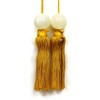風鎮 Onyx (White) (Tassels Color: Brown/Green/Gold Brown) [掛軸 (Scroll) Merchandise]
