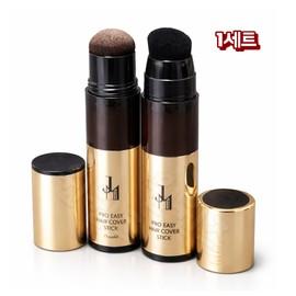 J2M2 Hair Cover Stick 4g+2g Gray Cover Bald Hair Hairline Volume Stick Black 1 Set / 제이투엠투 헤어커버스틱 4g+2g 새치커버 빈모 헤어라인 볼륨 스틱 블렉 1세트