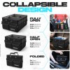 FORTEM Car Trunk Organizer, Collapsible Multi Compartment SUV Organizer, Foldable