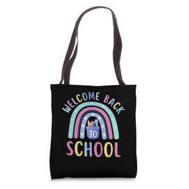 Retro Welcome Back to School Teacher Appreciation Boys Girls Tote Bag