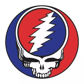 Grateful Dead sticker Rock Band window laptop bumper vinyl decal - 10"