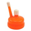 Twin Bubble Airlock with Universal Orange Carboy Cap