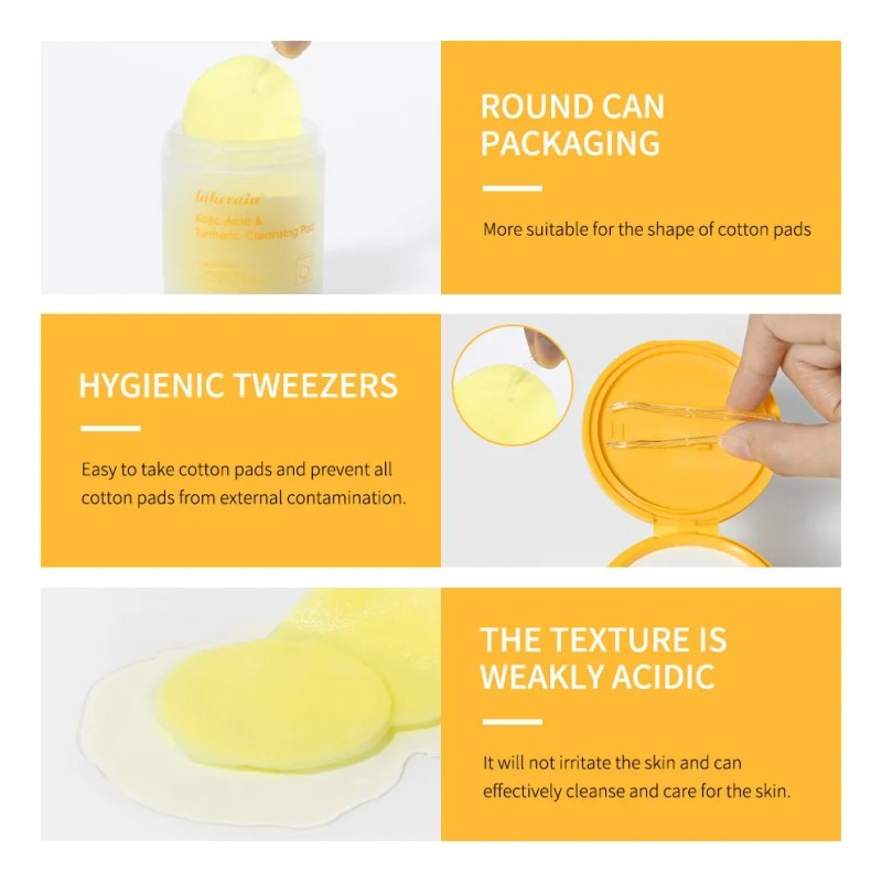 Bf Almohadillas Limpiadoras De Cúrcuma