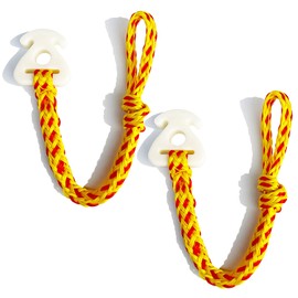 2Pcs Boat Rope Towable Tube Quick Connector,Boat Tow Tubes Quick Connect Rope for Tubing,Wake Boarding,Ski,Waverunner Water Sports
