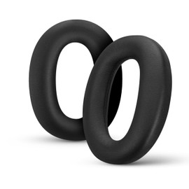 Replacement Earpads for Sony WH-1000XM2 & MDR-1000X Headphones - Soft Vegan Leather Cushions for Extra Comfort, Easy & Quick Installation, by Brainwavz (Black)